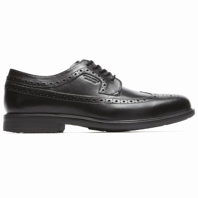 Rockport Essential Details II Wingtip Oxfords Schuhe Herren Schwarz AYM-762948